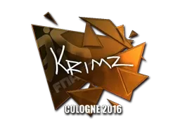 Sticker | KRIMZ (Foil) | Cologne 2016