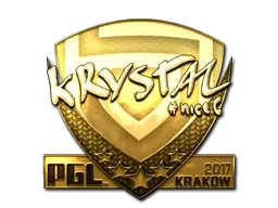 Sticker | kRYSTAL (Gold) | Krakow 2017