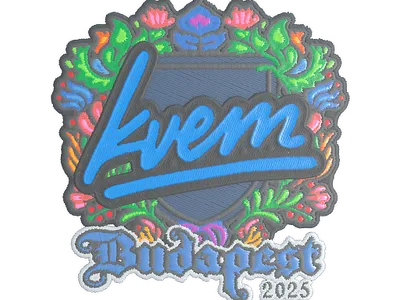 Sticker | Kvem (Embroidered) | Budapest 2025