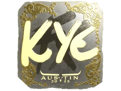 Sticker | kye (Gold) | Austin 2025