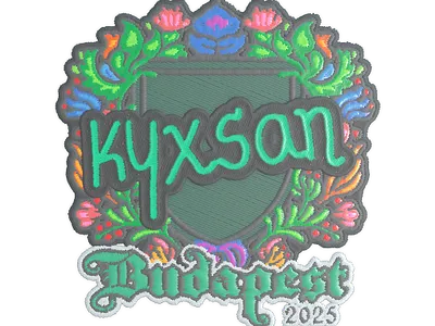 Sticker | kyxsan (Embroidered) | Budapest 2025