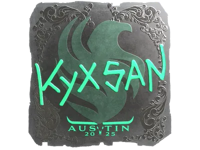 Sticker | kyxsan (Foil) | Austin 2025