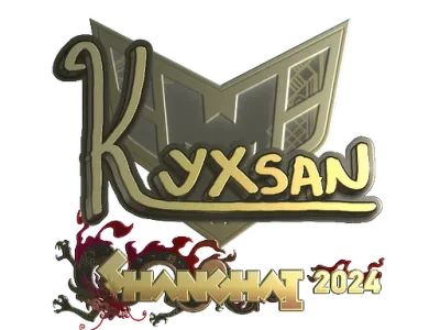 Sticker | kyxsan (Gold) | Shanghai 2024