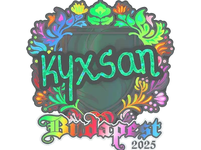 Sticker | kyxsan (Holo) | Budapest 2025