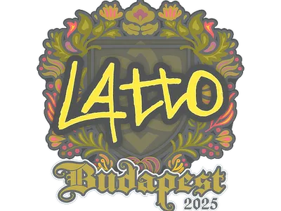 Sticker | latto | Budapest 2025