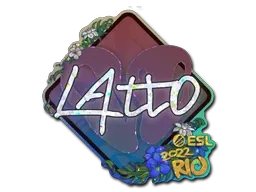 Sticker | latto (Glitter) | Rio 2022