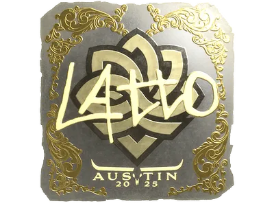 Sticker | latto (Gold) | Austin 2025