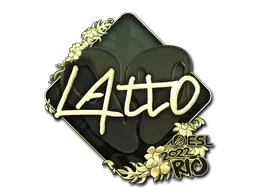 Sticker | latto (Gold) | Rio 2022