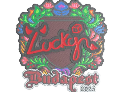 Sticker | Lucky (Embroidered) | Budapest 2025