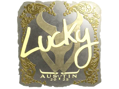 Sticker | Lucky (Gold) | Austin 2025