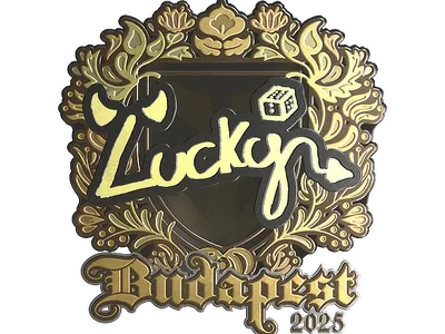 Sticker | Lucky (Gold) | Budapest 2025