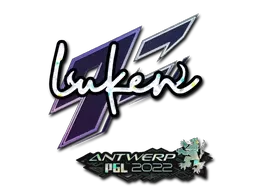 Sticker | luken (Glitter) | Antwerp 2022