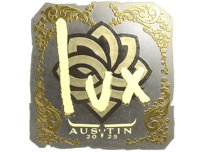 Sticker | lux (Gold) | Austin 2025