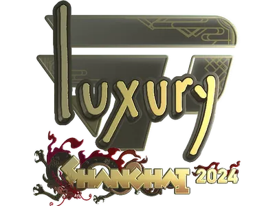 Sticker | lux (Gold) | Shanghai 2024