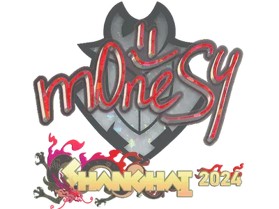 Sticker | m0NESY (Glitter) | Shanghai 2024