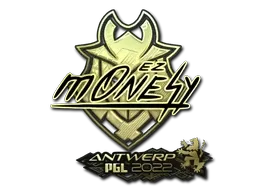 Sticker | m0NESY (Gold) | Antwerp 2022