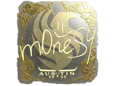 Sticker | m0NESY (Gold) | Austin 2025