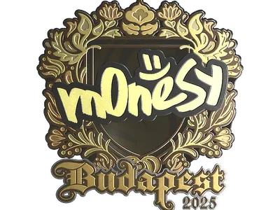 Sticker | m0NESY (Gold) | Budapest 2025