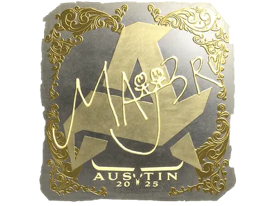 Sticker | MAJ3R (Gold) | Austin 2025