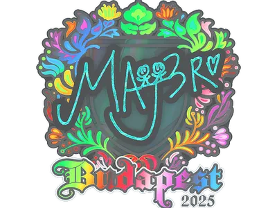 Sticker | MAJ3R (Holo) | Budapest 2025