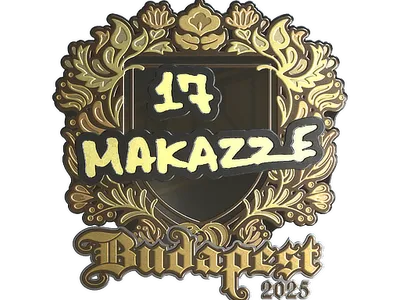 Sticker | makazze (Gold) | Budapest 2025