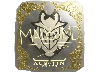 Sticker | malbsMd (Gold) | Austin 2025