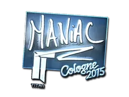 Sticker | Maniac (Foil) | Cologne 2015