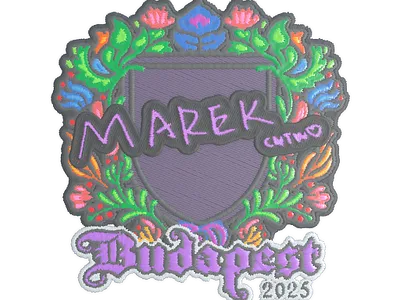 Sticker | Marek (Embroidered) | Budapest 2025