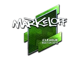 Sticker | markeloff (Foil) | Boston 2018