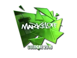 Sticker | markeloff (Foil) | Cologne 2016