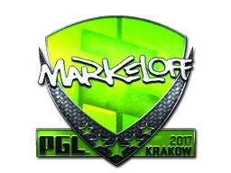 Sticker | markeloff (Foil) | Krakow 2017