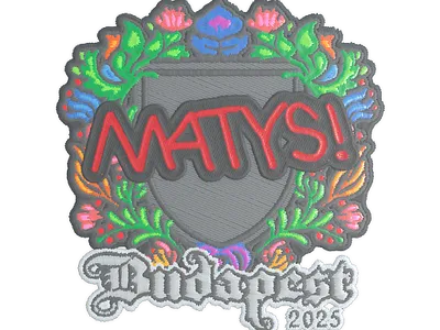 Sticker | MATYS (Embroidered) | Budapest 2025