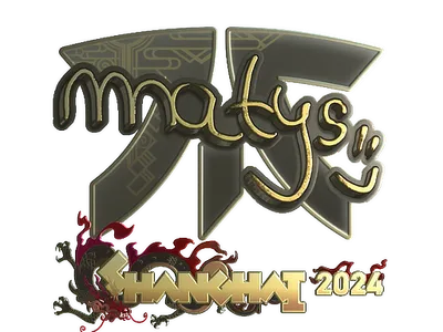 Sticker | MATYS (Gold) | Shanghai 2024