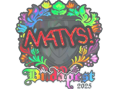 Sticker | MATYS (Holo) | Budapest 2025