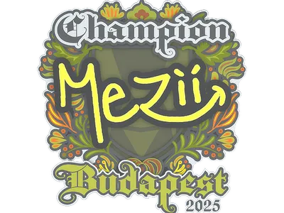 Sticker | mezii (Champion) | Budapest 2025