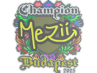 Sticker | mezii (Embroidered, Champion) | Budapest 2025