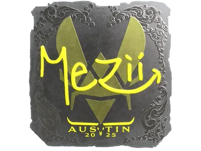Sticker | mezii (Foil) | Austin 2025