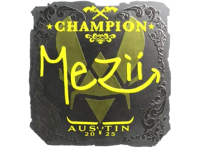 Sticker | mezii (Foil, Champion) | Austin 2025