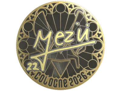 Sticker | mezii (Gold) | Cologne 2026