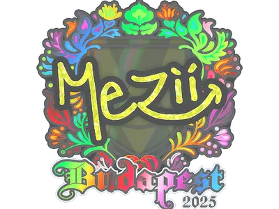 Sticker | mezii (Holo) | Budapest 2025