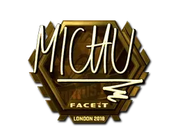 Sticker | MICHU (Gold) | London 2018