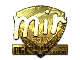 Sticker | mir (Gold) | Krakow 2017