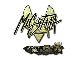 Sticker | misutaaa (Gold) | Antwerp 2022