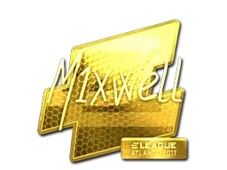 Sticker | mixwell (Gold) | Atlanta 2017