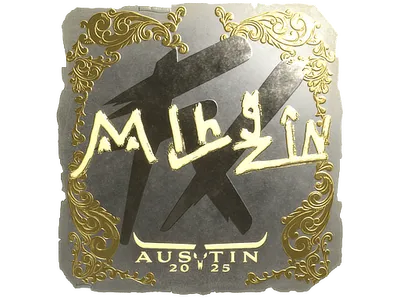 Sticker | mlhzin (Gold) | Austin 2025