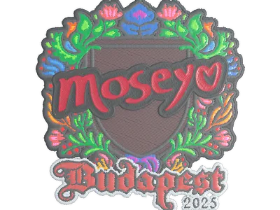 Sticker | Moseyuh (Embroidered) | Budapest 2025
