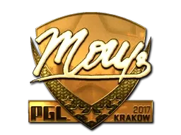 Sticker | mou (Gold) | Krakow 2017