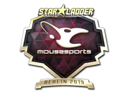 Sticker | mousesports (Gold) | Berlin 2019