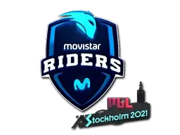 Sticker | Movistar Riders (Foil) | Stockholm 2021