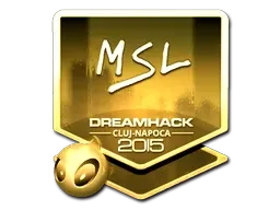 Sticker | MSL (Gold) | Cluj-Napoca 2015